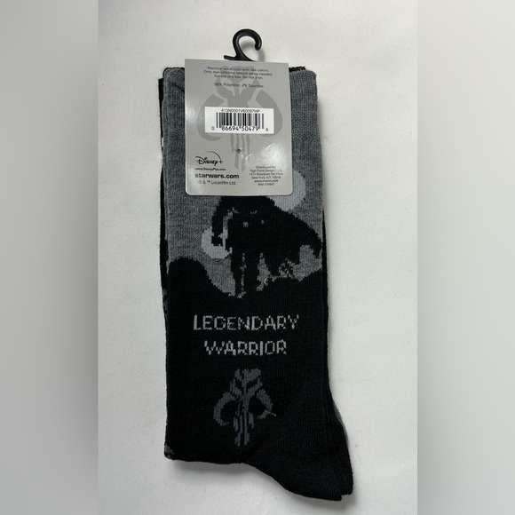 2 Packs Star Wars Mandalorian & Obi-Wan Kenobi Crew Socks Men’s Size:6.5 - 12 - Picture 4 of 8